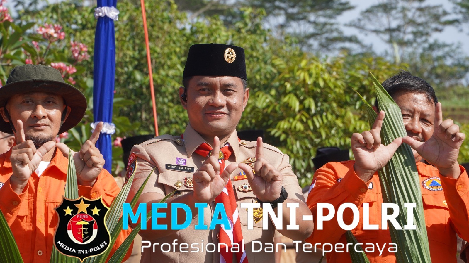 Bersinergi, Kapolres Wonogiri Turut Hadiri Pembukaan Jambore Cabang Kwarcab Wonogiri di Embung Doho Girimarto