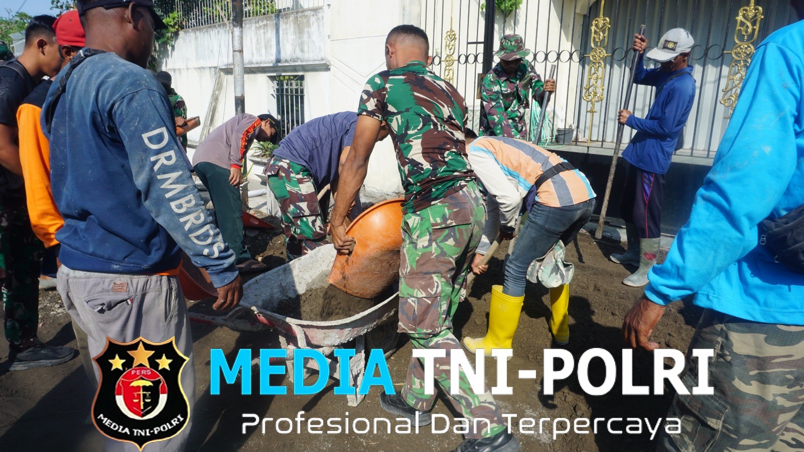 Tinggal 7 Hari Lagi Selesai, Semangat Kerja Satgas TMMD Reguler Ke-116 Kodim 0735/Surakarta Tak Pernah Pudar
