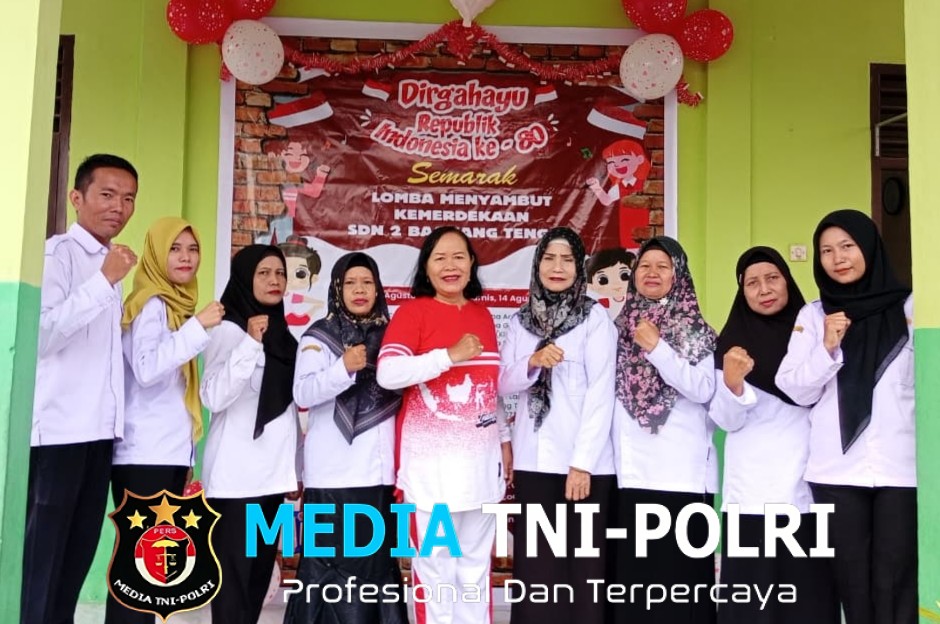 Meriahkan HUT RI ke-80, SD Negeri 2 Baamang Tengah Gelar Lomba Khas 17-an