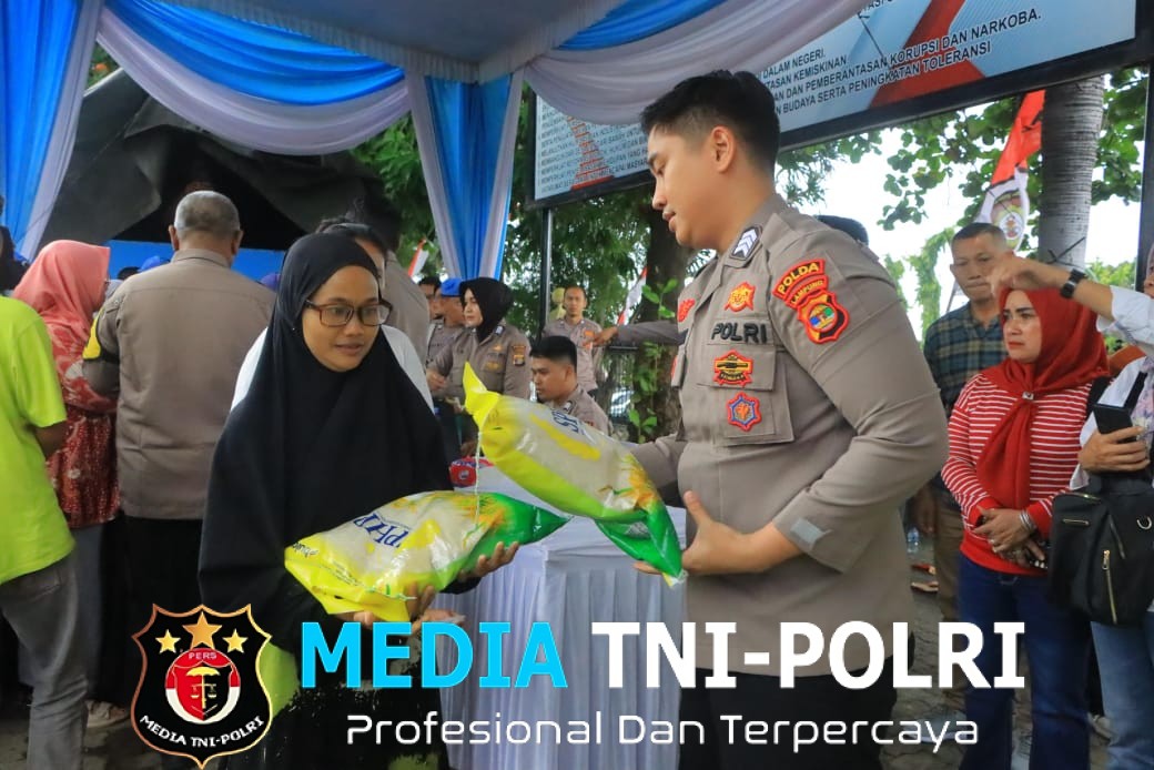 Polda Lampung Kick Off Distribusi 74 Ton Beras, Pastikan Harga Stabil hingga Akhir Tahun