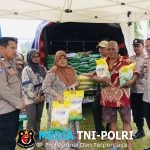 Lewat Gerakan Pangan Murah, Polres Lampung Tengah Hadir di Tengah Rakyat