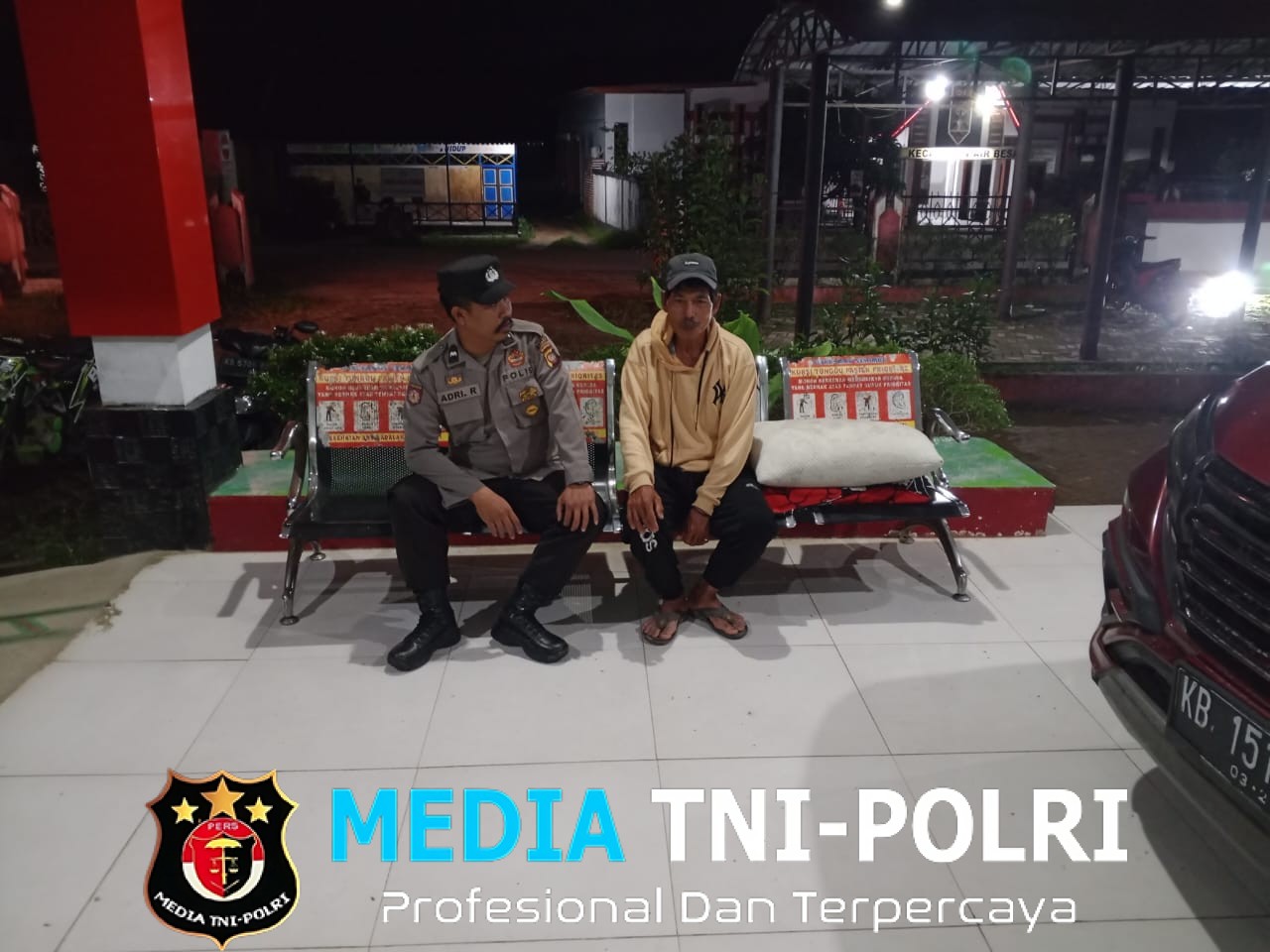 Polsek Air Besar Gelar Patroli Malam, Wujudkan Rasa Aman di Tengah Masyarakat