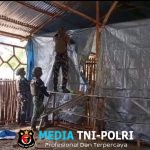 Satgas Yonif 700/WYC Tuntaskan Pembangunan SD 03 Mayuberi, Hadiah Manis Jelang 17 Agustus