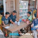 Bhabinkamtibmas Sambangi Warga Berikan Himbauan Kamtibmas