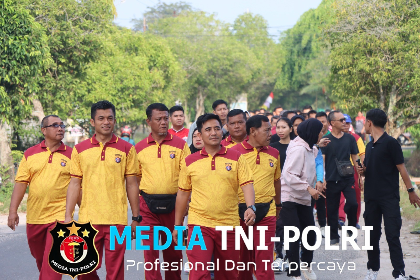 Polres Kotim Gelar Olahraga Bersama Masyarakat Menjelang HUT RI ke-80