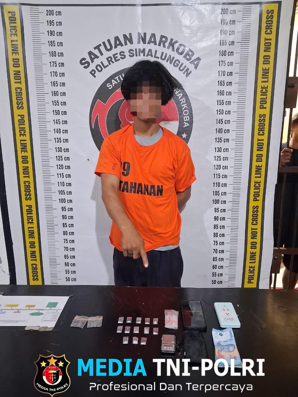 Sat Narkoba Polres Simalungun Bongkar Jaringan Narkoba Hingga Akar-Akarnya, Amankan Pelaku dengan 2,25 Gram Sabu Jelang HUT RI ke-80