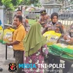 Gerakan Pangan Murah Polres Lampung Tengah Hadir di Depan Masjid Istiqlal Bandar Jaya