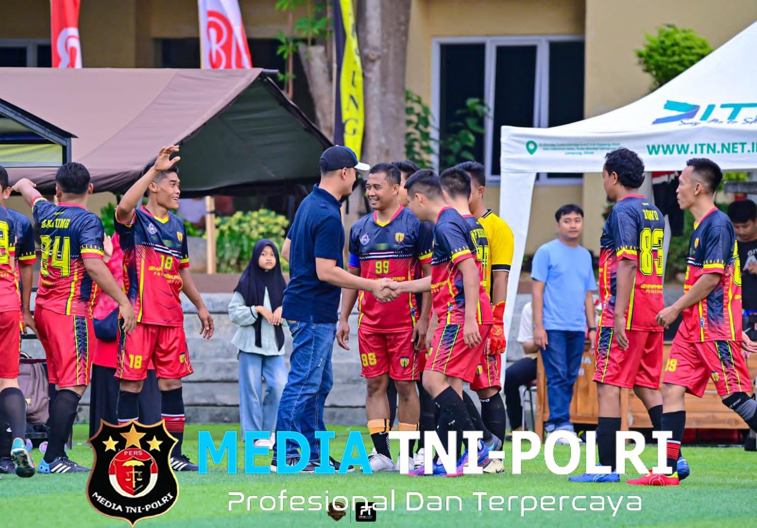 Tumbangkan Polres Lamtim, Polres Pringsewu FC Melaju Final Liga Mini Soccer Kapolda Lampung Cup 2025