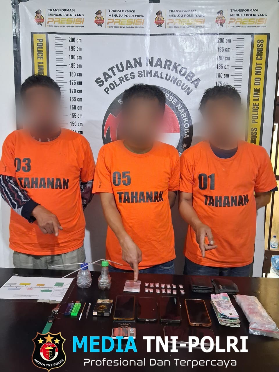 Sat Narkoba Polres Simalungun Bongkar Sindikat Sabu Jelang HUT RI Ke-80, Amankan Tiga Pelaku dan 6,58 Gram Narkotika