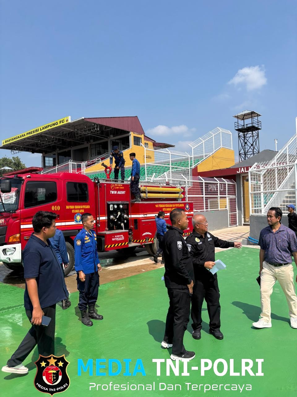 Polda Lampung Pastikan Keamanan Jelang Bhayangkara Presisi Lampung FC Lawan PSM Makassar di Stadion Sumpah Pemuda