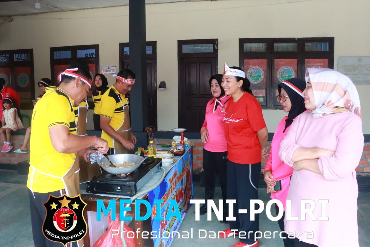 Polres Lampung Timur Gelar Lomba Fun Cooking Nasi Goreng Presisi Meriahkan HUT RI ke-80