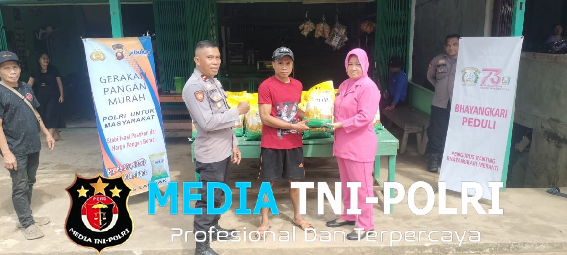 Polsek Meranti Laksanakan Kegiatan Gerakan Pangan Murah untuk Masyarakat Diwilayah Kecamatan Meranti