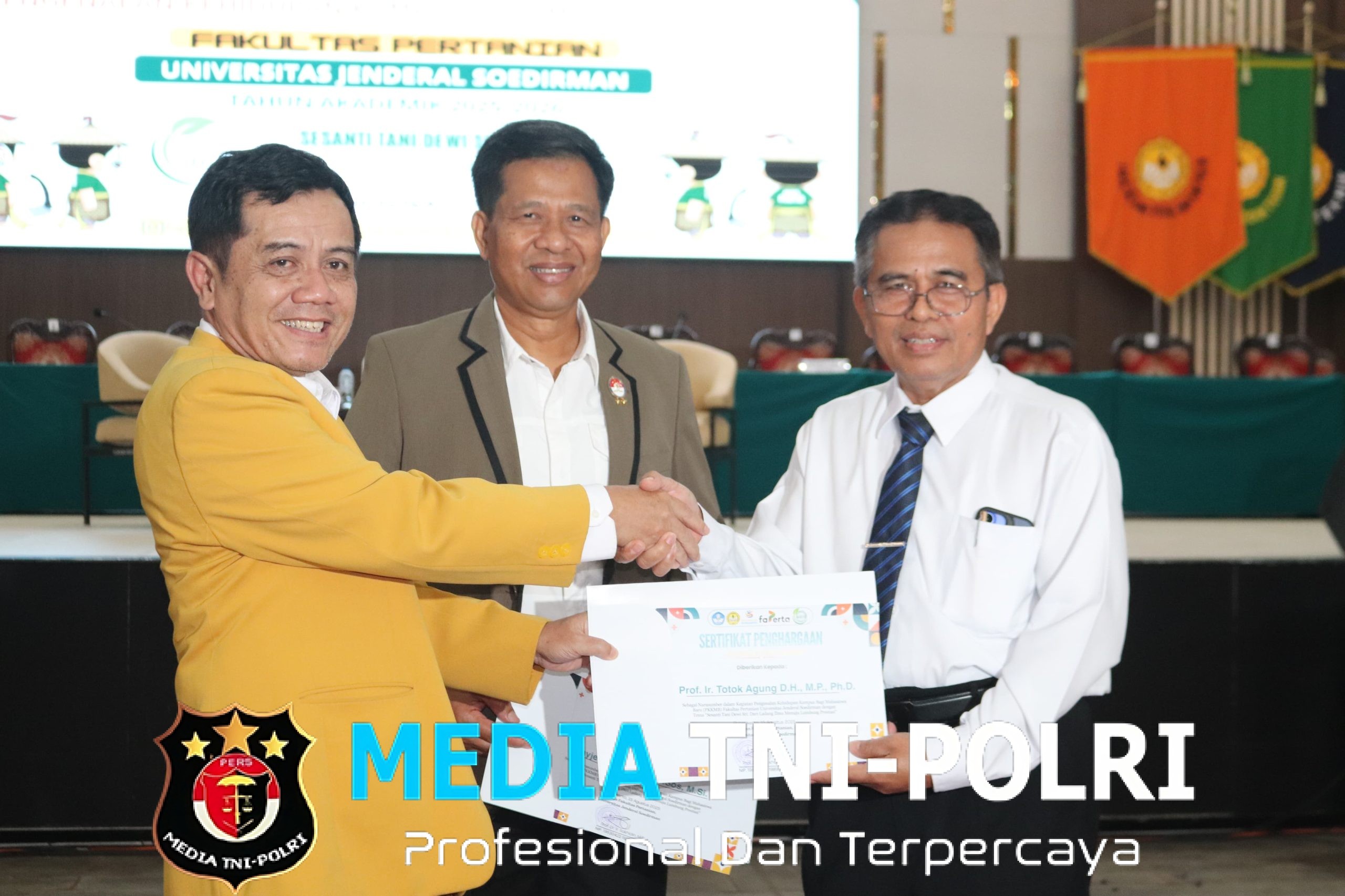 Mayjen TNI (Purn) Fulad Ajak Mahasiswa Faperta Unsoed Jadi Agen Perubahan