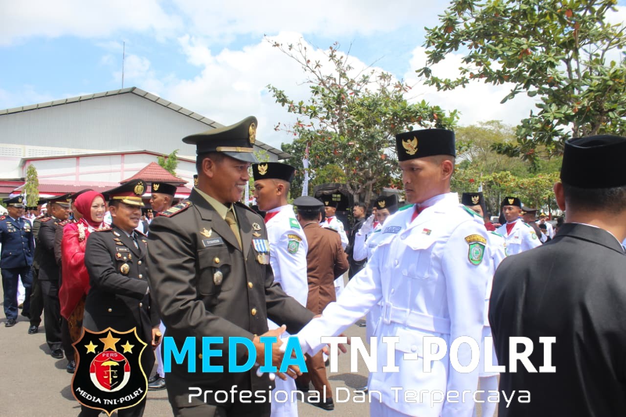 Peringati Hari kemerdekaan Republik Indonesia, Komandan Kodim 1015/Sampit Hadiri Upacara Hut RI ke 80