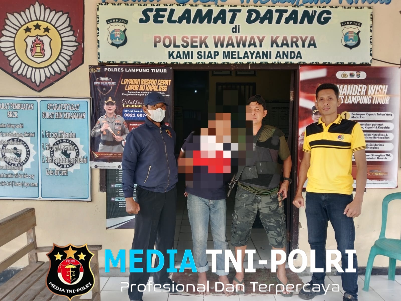 Polsek Waway Karya Amankan Seorang Pelaku Curanmor