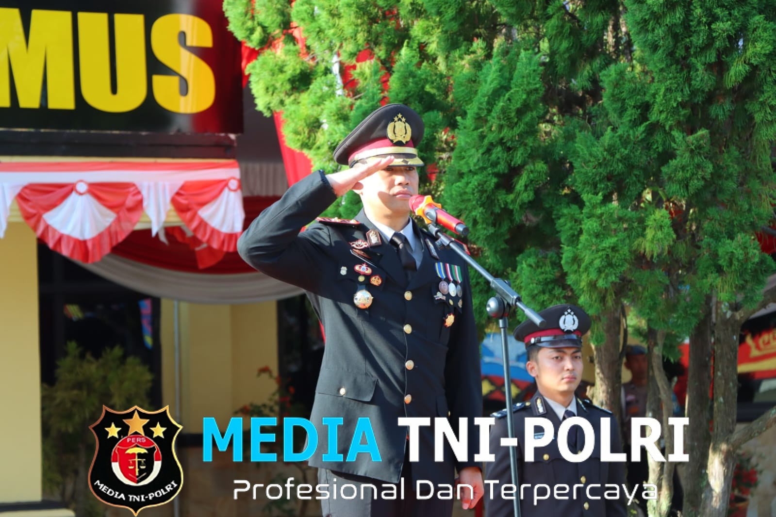 Polres Tanggamus Gelar Upacara HUT ke-80 Kemerdekaan RI