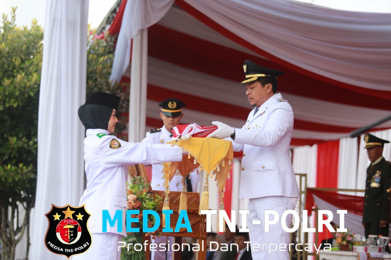 Pemkab Pringsewu Gelar Upacara Peringatan HUT Ke-80 Proklamasi Kemerdekaan RI