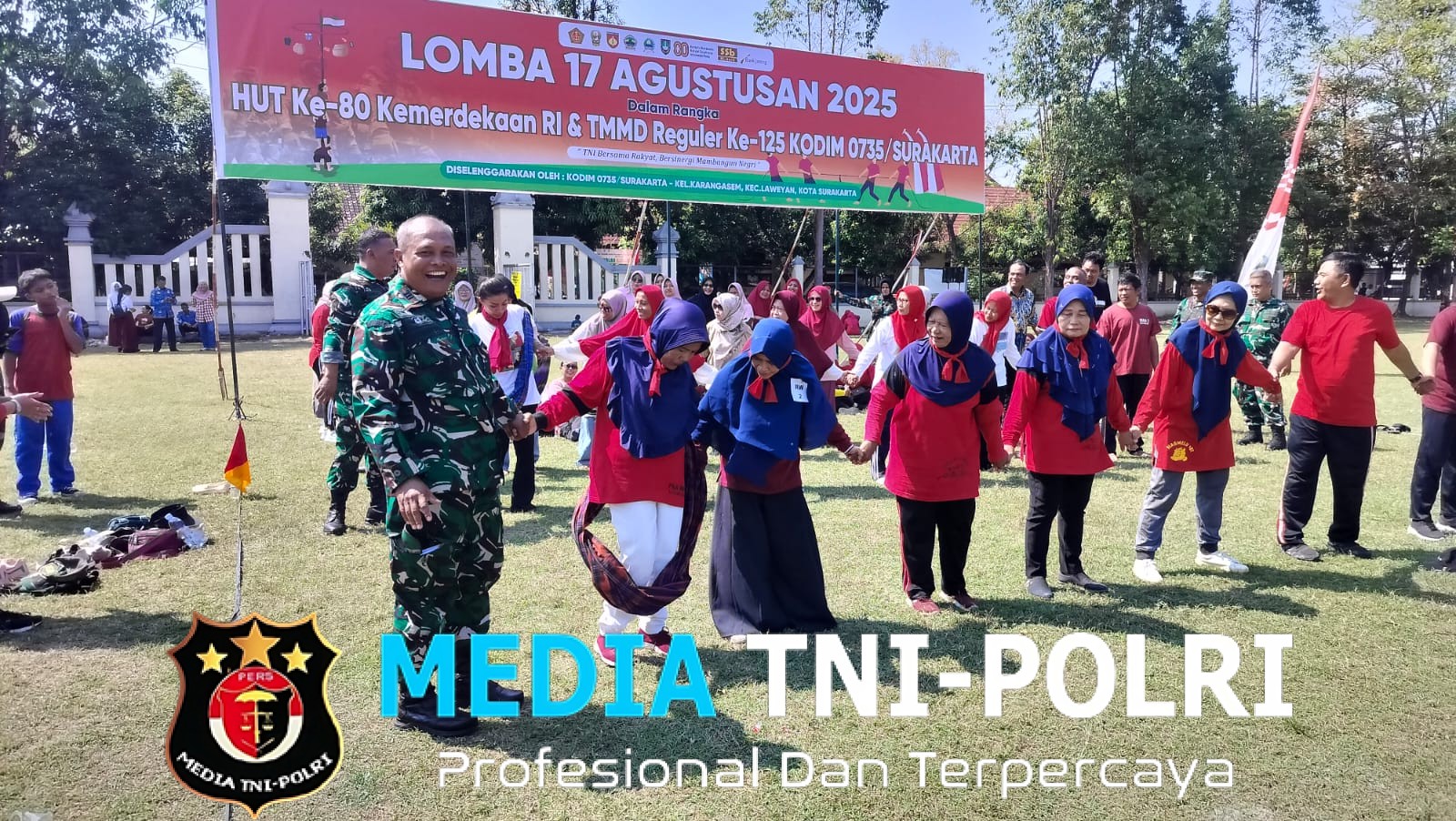Semarakkan HUT RI Ke-80, Satgas TMMD Reguler Ke-125 Kodim 0735/Surakarta Gelar Berbagai Macam Perlombaan