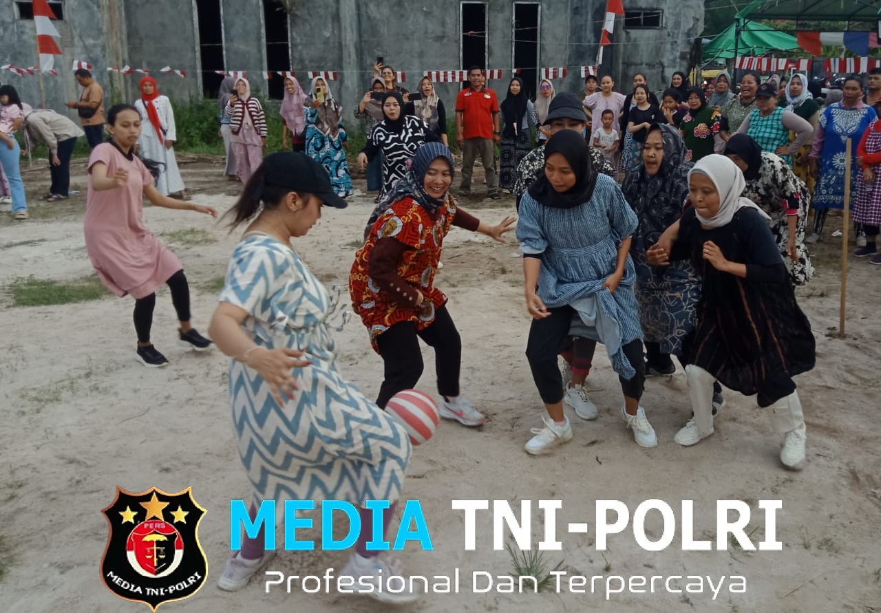 Meriahnya Lomba Khas 17-an dalam Perayaan HUT RI ke-80 di Jalan TVRI Sampit