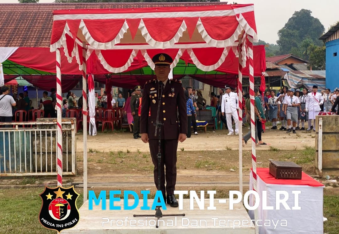 Penurunan Bendera Dalam Rangka HUT RI KE-80 TAHUN 2025 Di Kamatan Menyuke