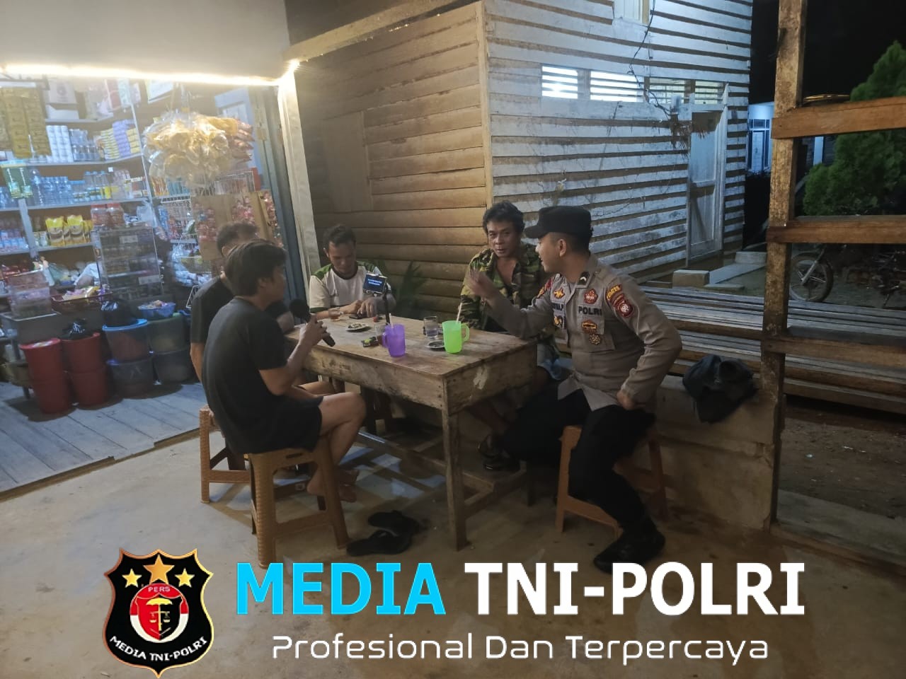 Anggota Polsek Meranti Lakukan Patroli Paska Sambut HUT RI ke-80 di Wilayah Kecamatan Meranti
