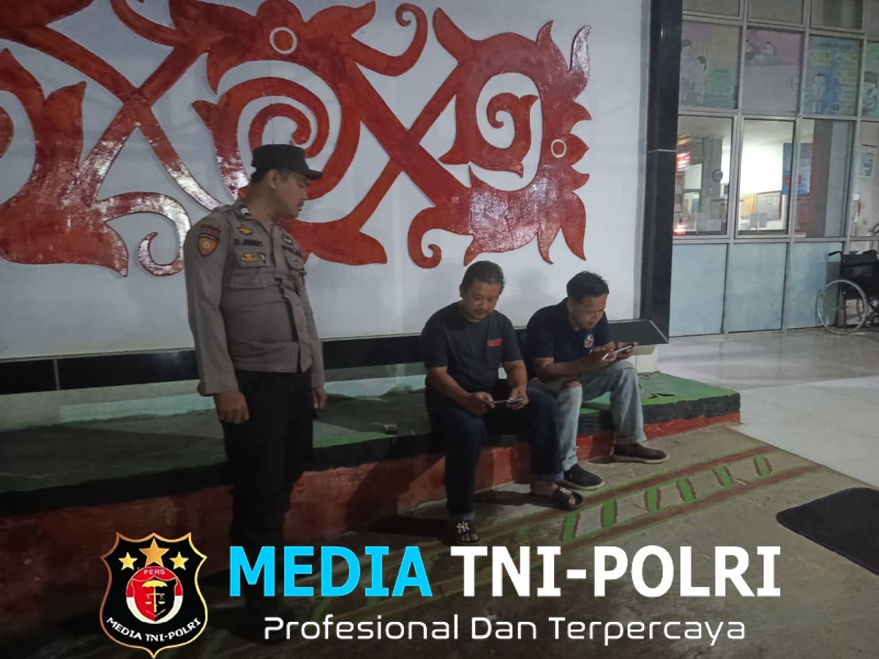 Jaga Kamtibmas, Polsek Air Besar Intensifkan Patroli Malam