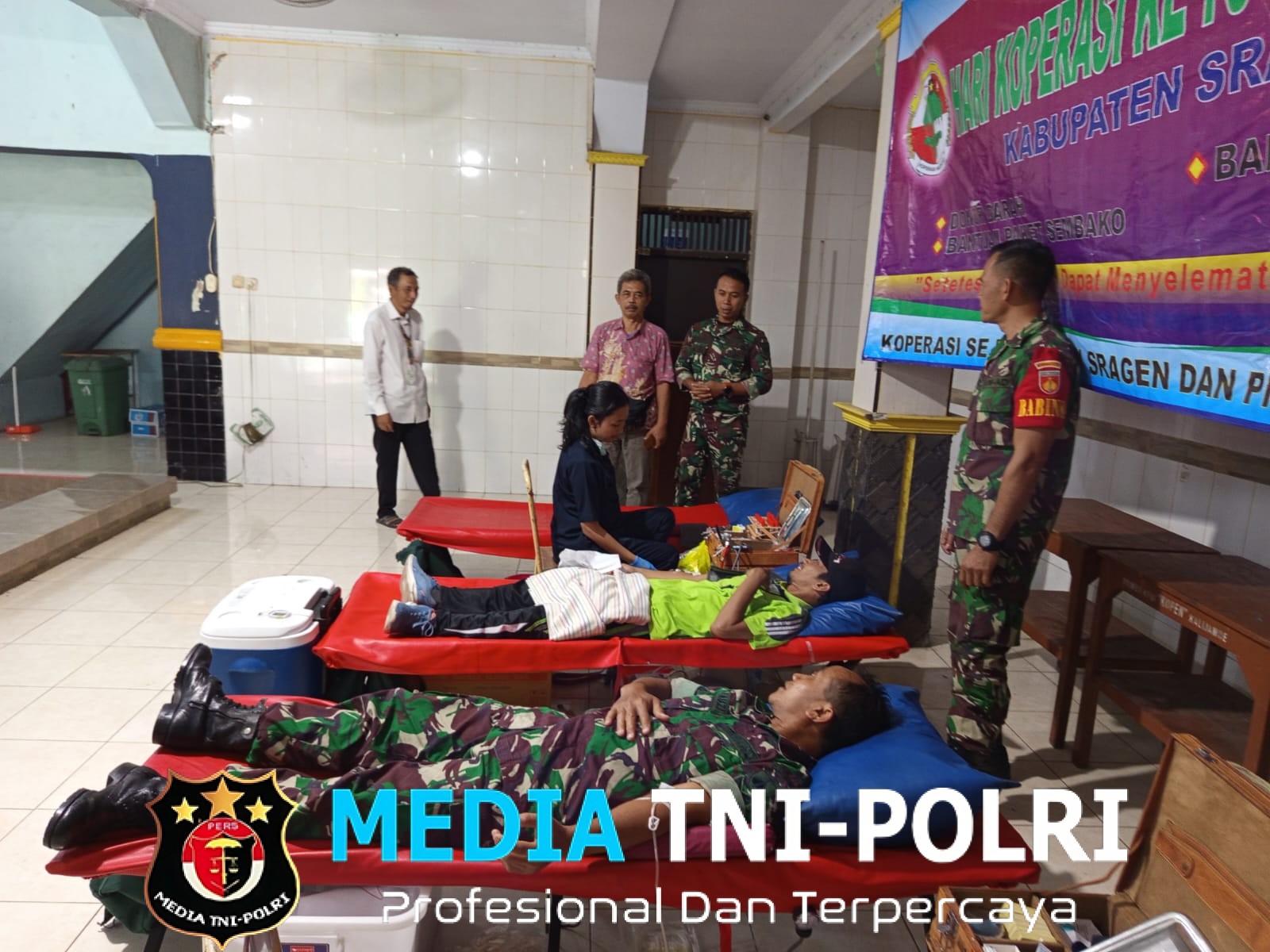 Babinsa Aktif Donor Darah, Wujud Kepedulian Terhadap Sesama