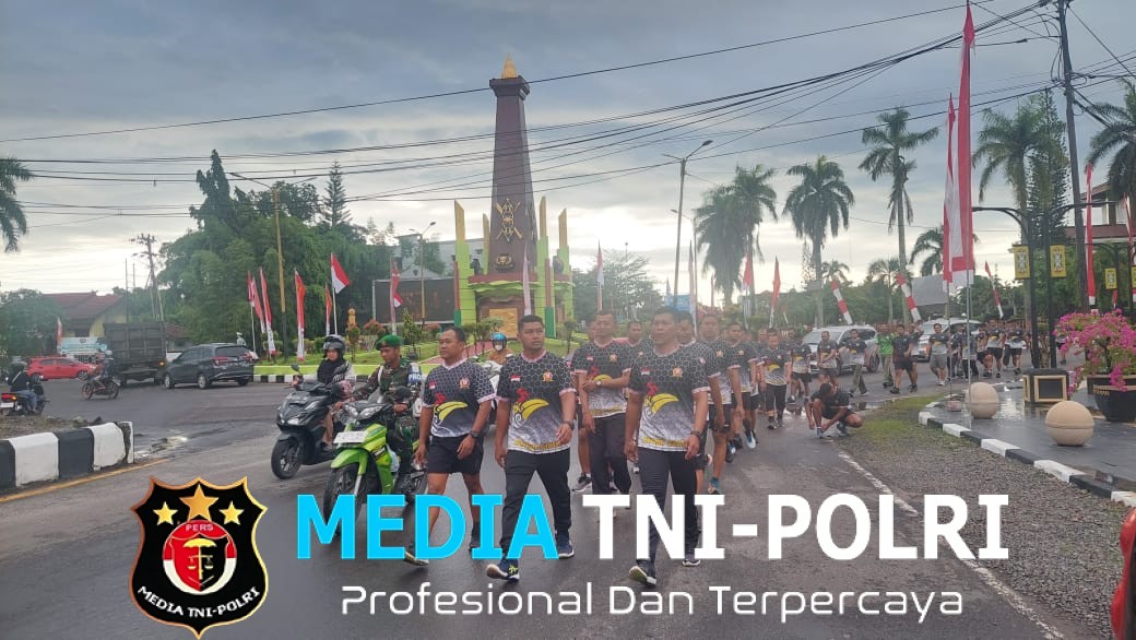 Guna Menjaga Kebugaran Prajurit,Kodim 1015/Sampit Gelar Kegiatan Olahraga Bersama