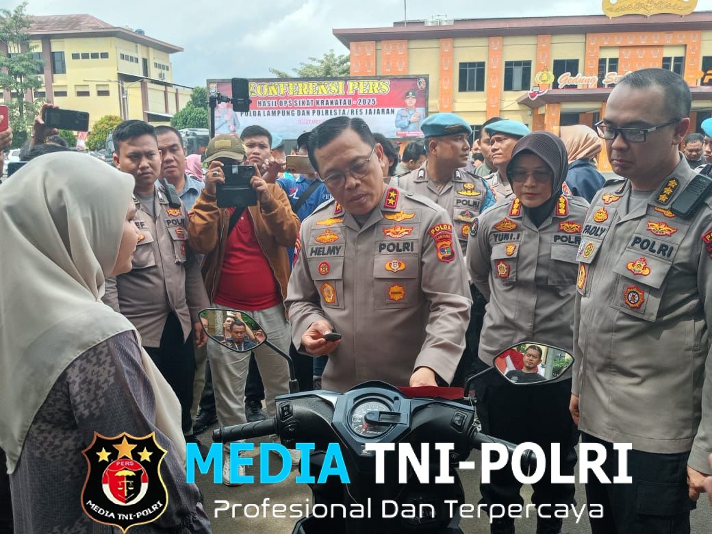 Operasi Sikat Krakatau 2025 Berhasil Amankan Barang Bukti, Kapolda Lampung  Asset Korban Dikembalikan