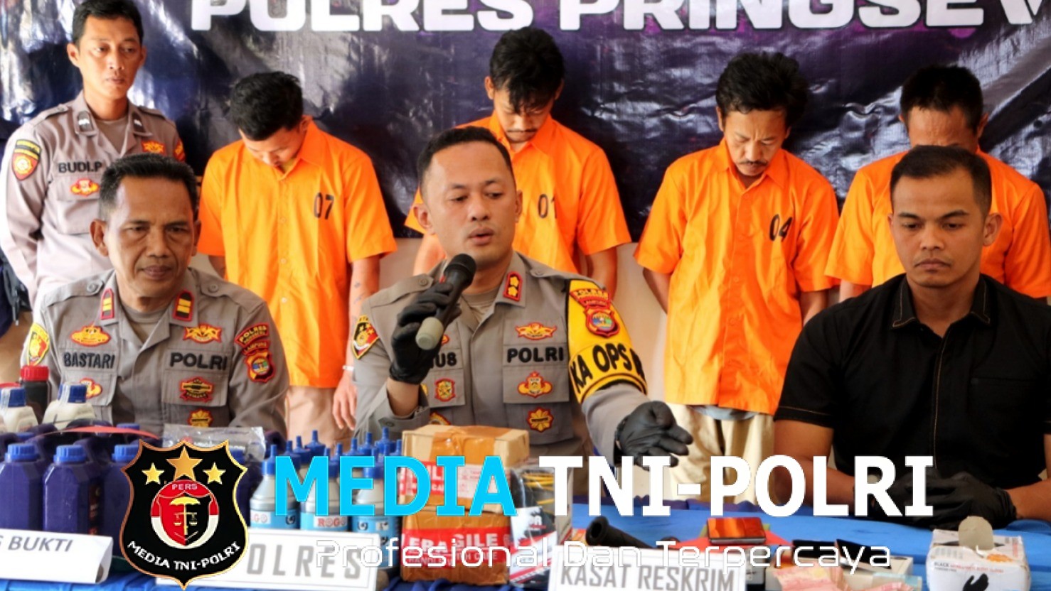 Dua Pekan Operasi Sikat, Polres Pringsewu Gulung 13 Tersangka Pencurian