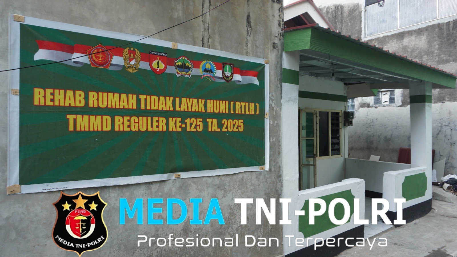 Sasaran Fisik Renovasi RTLH TMMD Reguler Ke-125 Kodim 0735/Surakarta Selesai 100 Persen