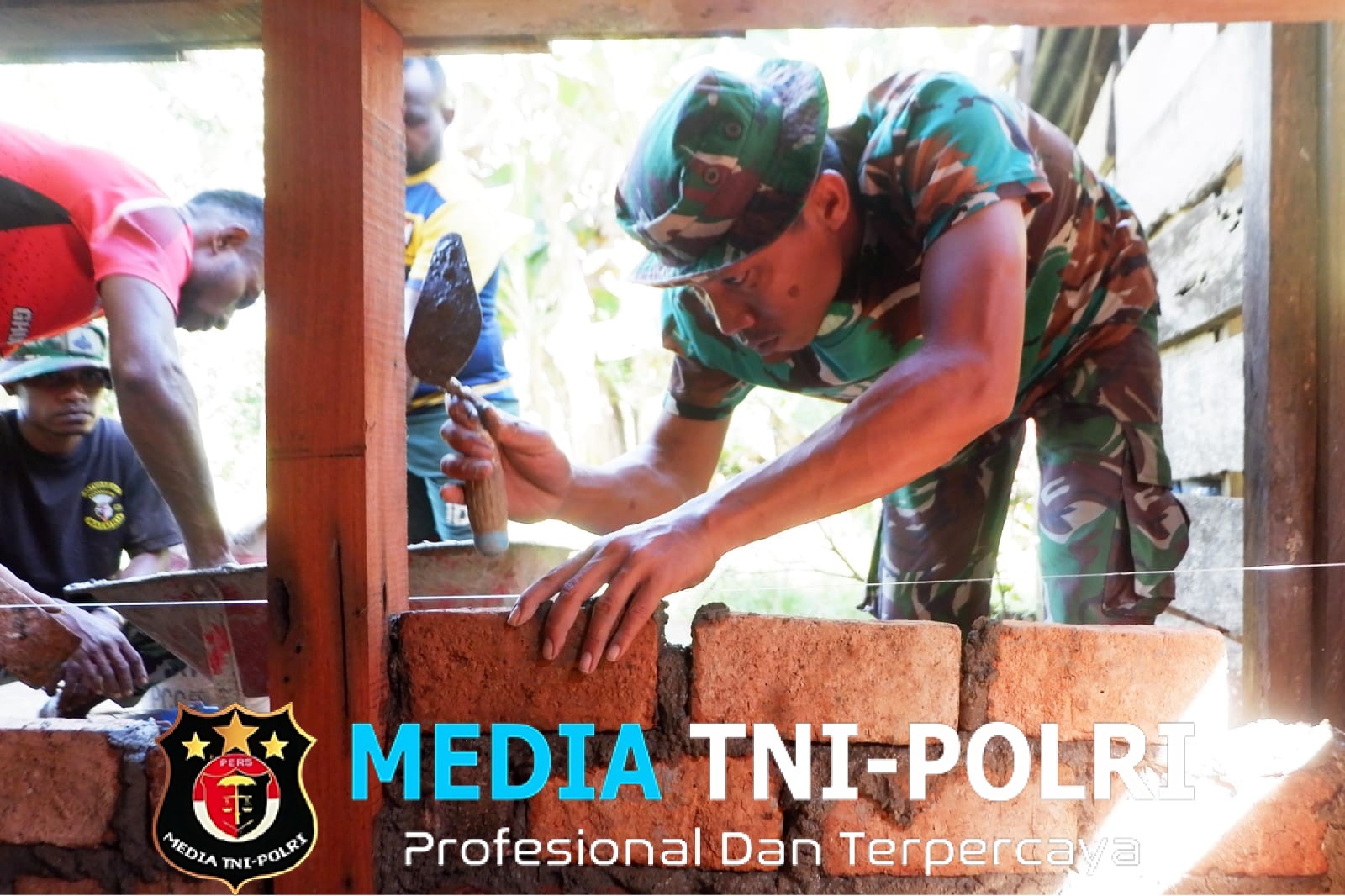 Bekerja dengan Sepenuh Hati, Satgas TMMD Tingkatkan Kesejahteraan Warga Kamno Sari