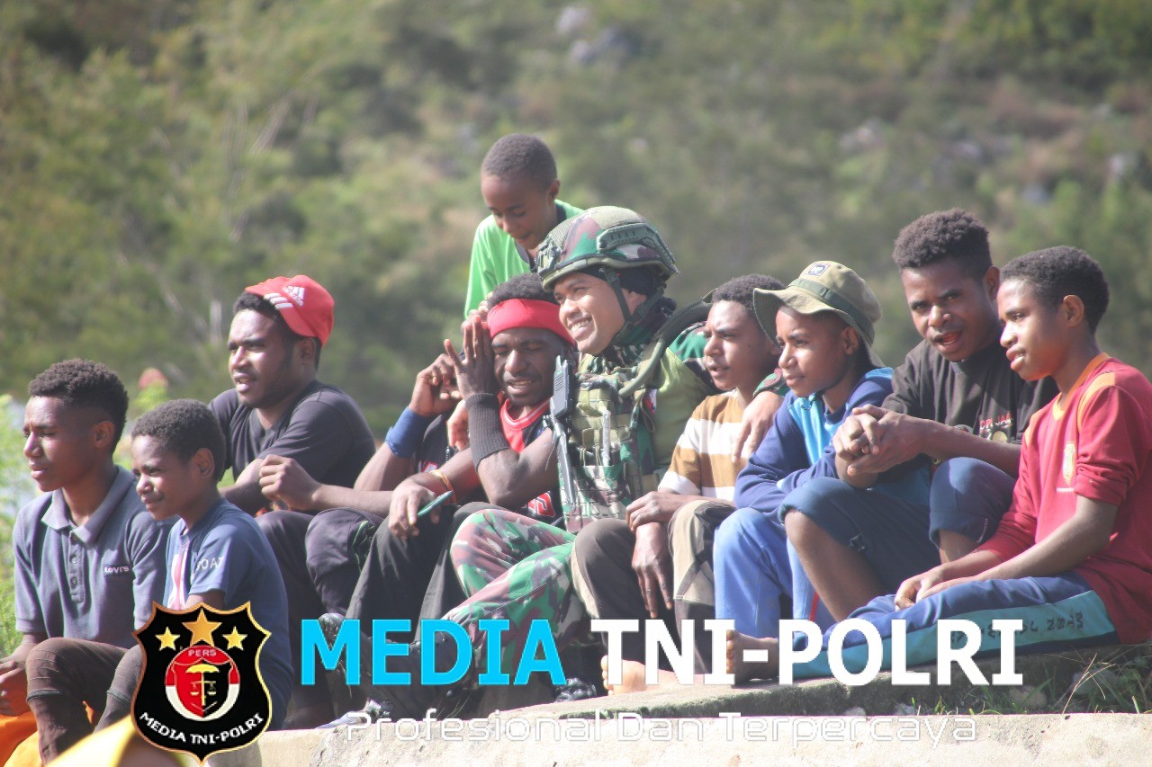 Semarak Kemerdekaan Satgas Yonif 521/DY di Papua Indonesia Ujung Timur