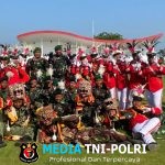 Keren!!! Ini Sosok TNI Yang Sukses Mengantar Drumband Bahana Giri Laksita SMP Negeri 2 Wonogiri Pada Upacara HUT Ke-80 RI