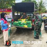 Jaga Stabilitas Pangan, Kodim 1015/Sampit Bersama Bulog Kabupaten Kotim Gelar gerakan Pangan Murah (GPM)