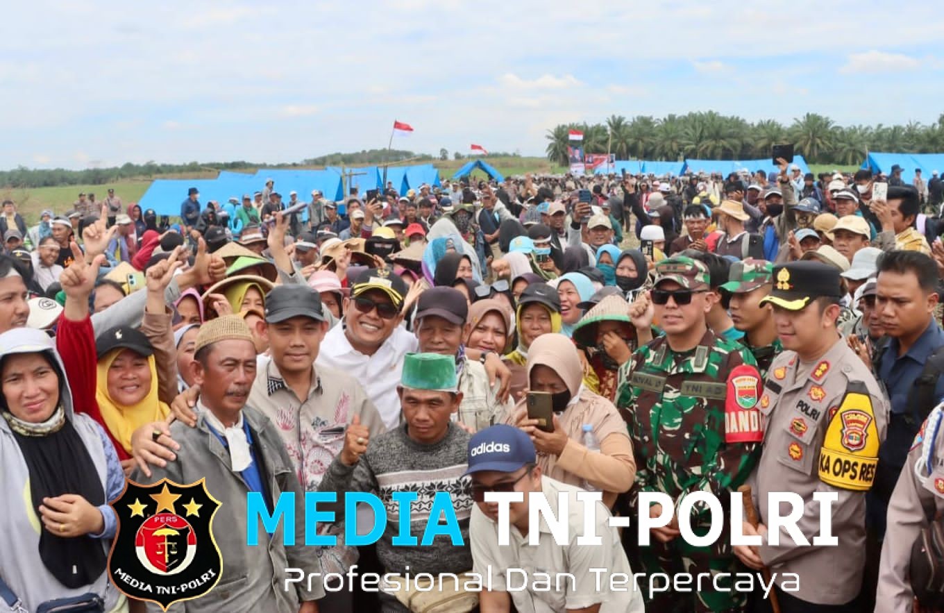 Brimob Lampung Kawal Keamanan Giat Aksi Massa di PT. BSA Hingga Berakhir Damai