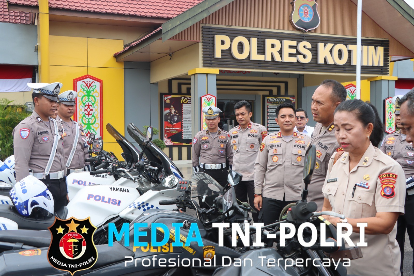 Polres Kotim Terima Kunjungan Tim Supervisi Birolog Polda Kalteng
