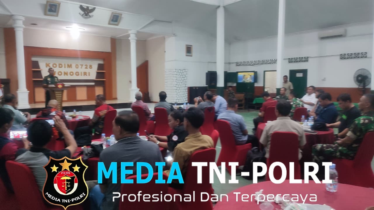 Silaturahmi dengan Insan Media, Dandim Wonogiri Harapkan Sinergitas yang Kuat
