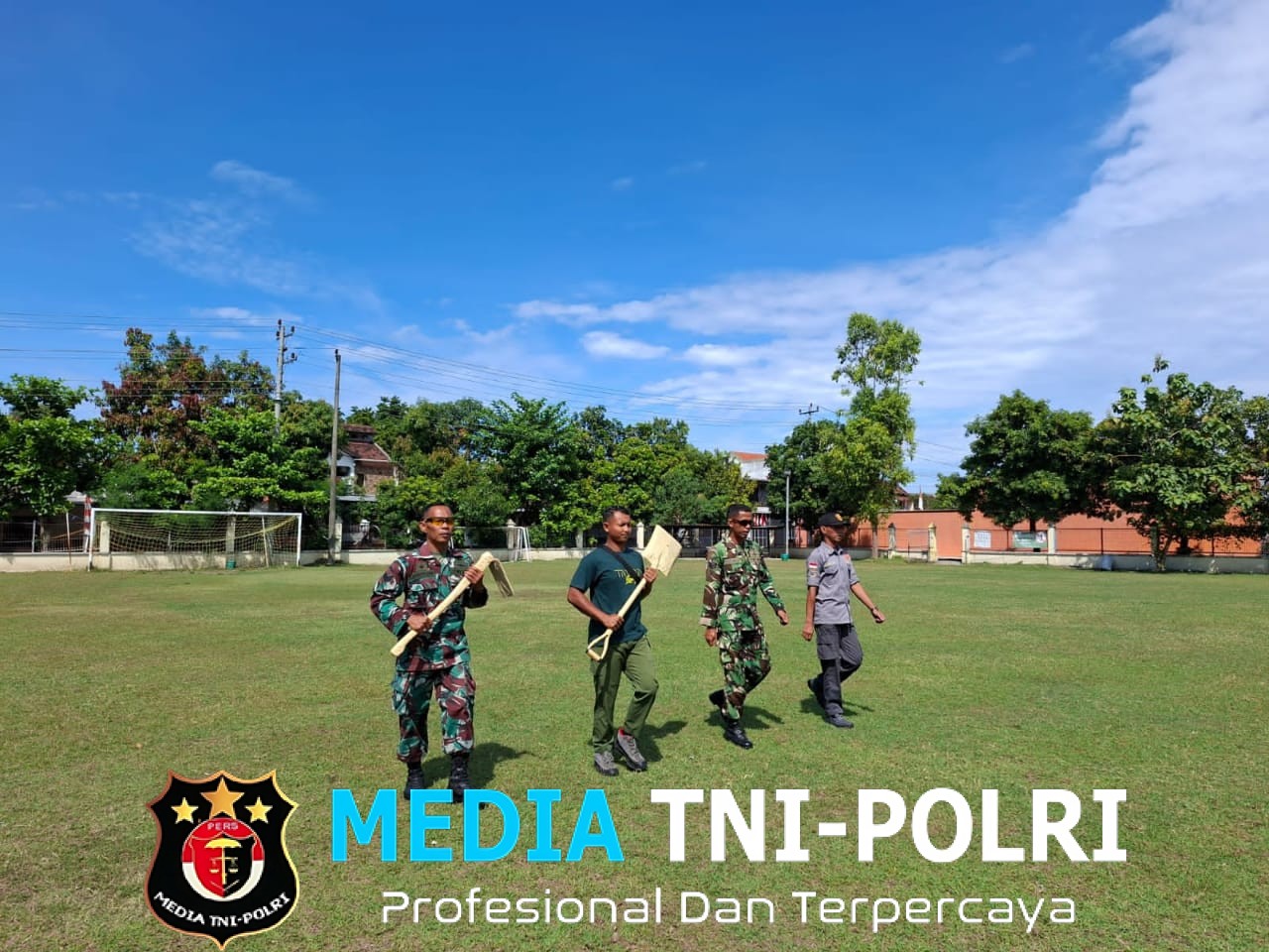 Kodim 0735/Surakarta Gelar Gladi Upacara Penutupan TMMD Reguler Ke-125 di Lapangan Karangasem