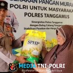 Polsek Kota Agung Gelar Gerakan Pangan Murah Beras SPHP Dijual Harga Rp11.500/Kg