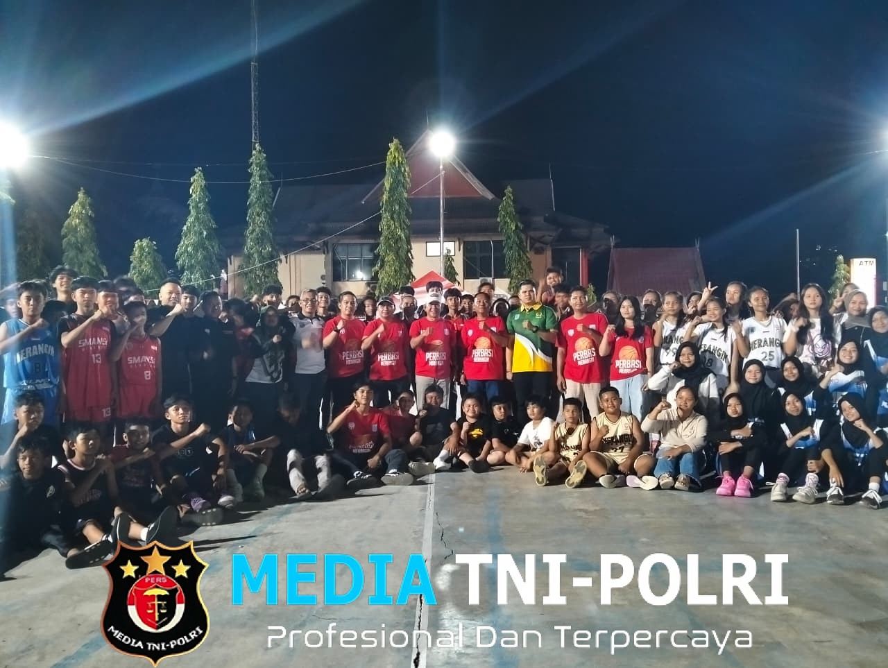 Dandim 0420/Sarko Hadiri Pembukaan Kejuaraan Basket Bupati Cup Perbasi Merangin 2025