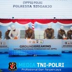 Hadiri Groundbreaking di Sidoarjo, Kapolri Sebut Polri Sudah Miliki 458 SPPG