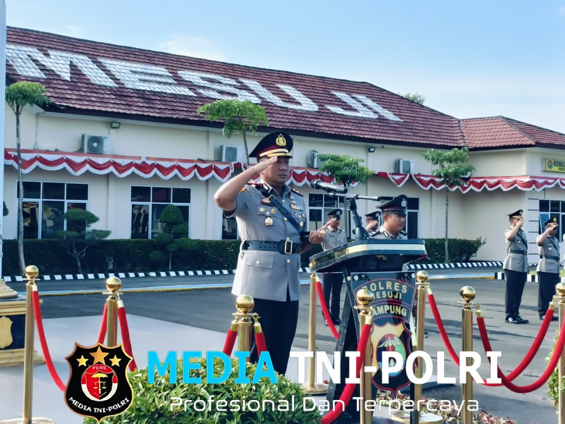Kapolres Mesuji Pimpin Upacara Memperingati Hari Juang Polri 2025
