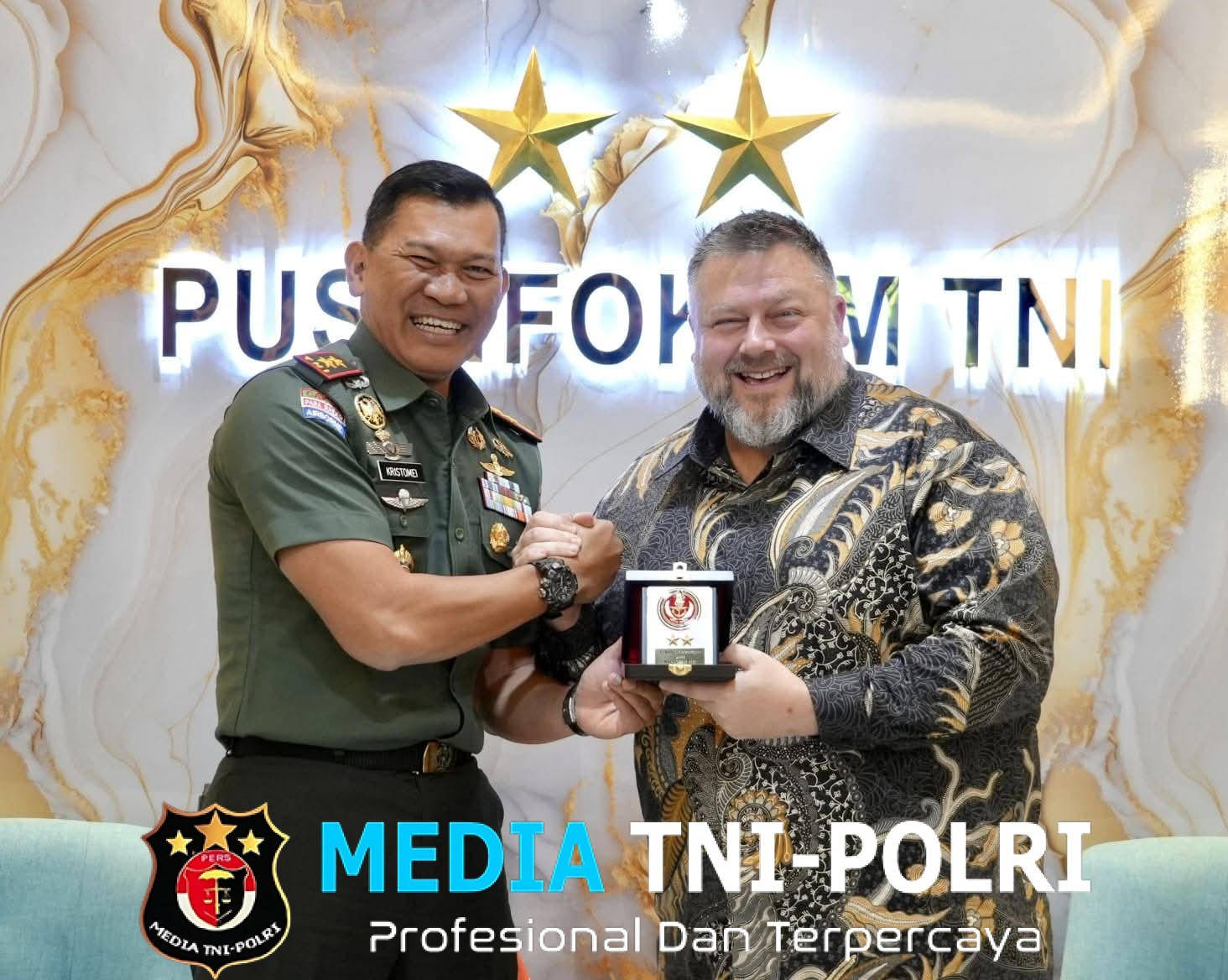 Kapuspen TNI Terima Atase Pers Kedubes AS, Perkuat Diplomasi Pertahanan melalui Komunikasi Strategis