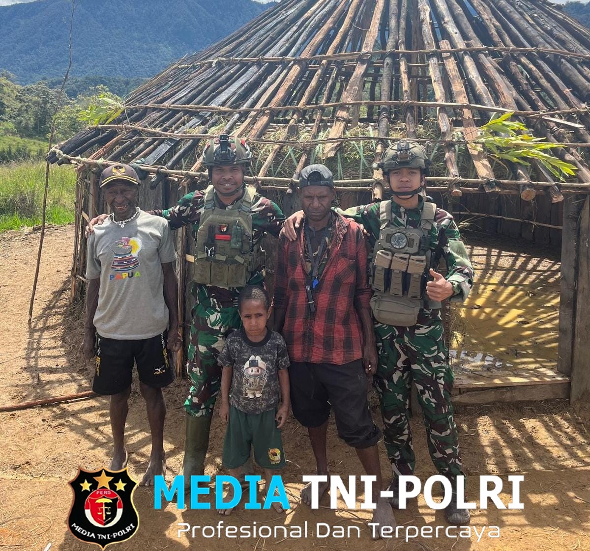 Satgas Yonif 700/WYC, Hadirkan Kekuatan di Balik Honai Warga Wako