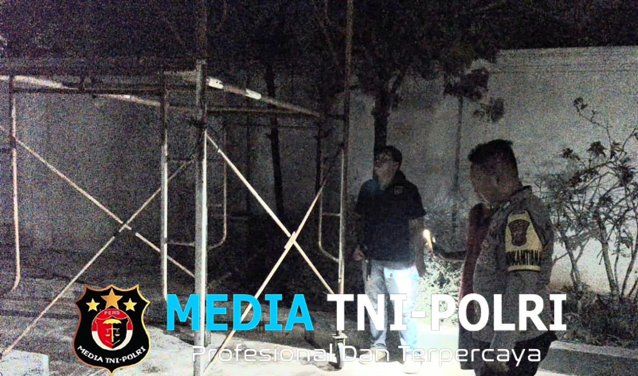 Polsek Pugung Identifikasi Sepeda Motor Terbakar di Area Pompa SPBU Tanjung Heran