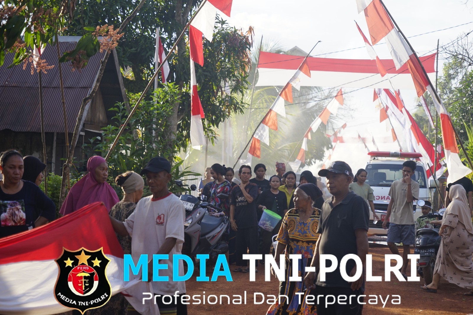 Semarakkan HUT ke-80 RI, Desa Cempaka Mulia Timur Gelar Lomba Gotong Royong