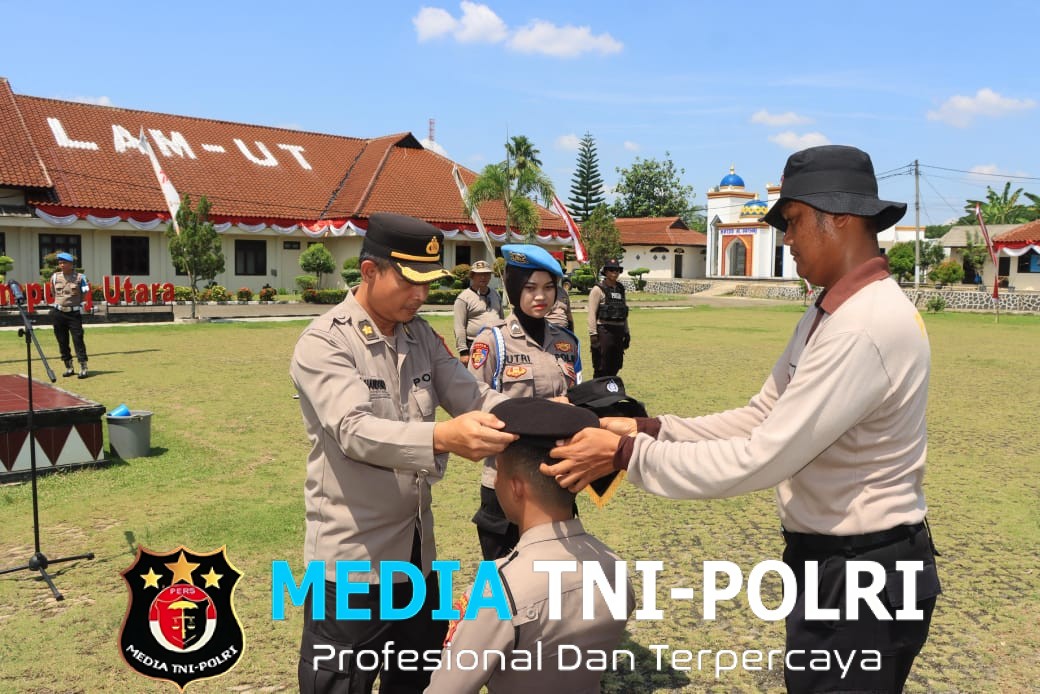Bentuk Mental dan Fisik, Satuan Samapta Polres Lampung Utara Gelar Pembaretan Bintara Remaja Angkatan 50