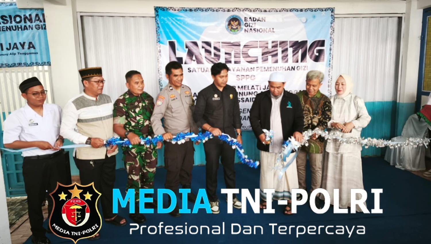 Polsek Talang Padang Hadiri Peresmian SPPG Banjar Negeri Gunung Alip