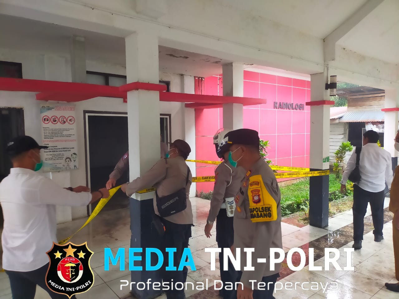 Salah Satu Ruangan Di Rumah Sakit Umum Daerah Landak Terbakar